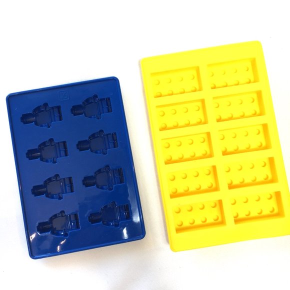 Lego Style Minifig Candy or  Ice Cube Tray Mold Sorbus Silicone NWOT - Picture 3 of 11